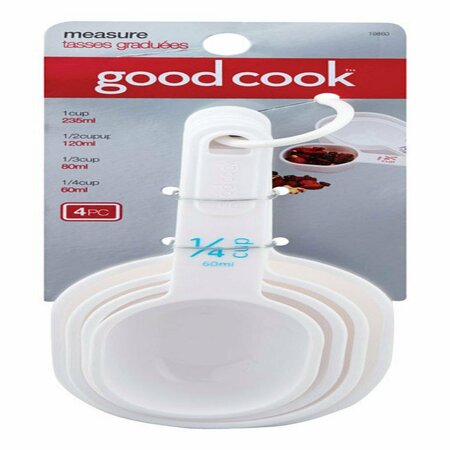 Good Cook Measuring Cups White 4Pc 19860